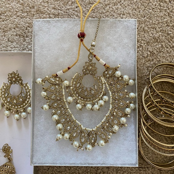 Pink and Gold Lengha Choli - Picture 6 of 6